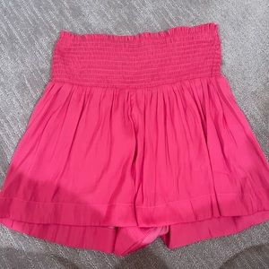 pink dress shorts